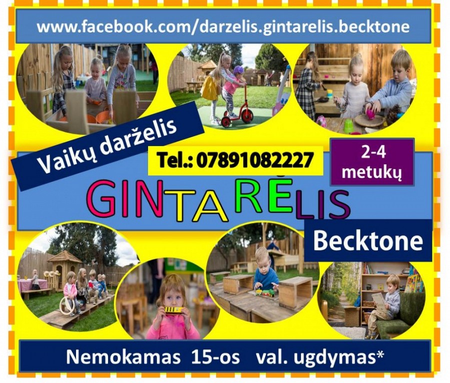 Darbas darželio auklėtojoms
