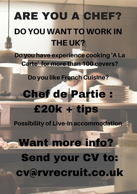 Looking for kitchen chefs in South England